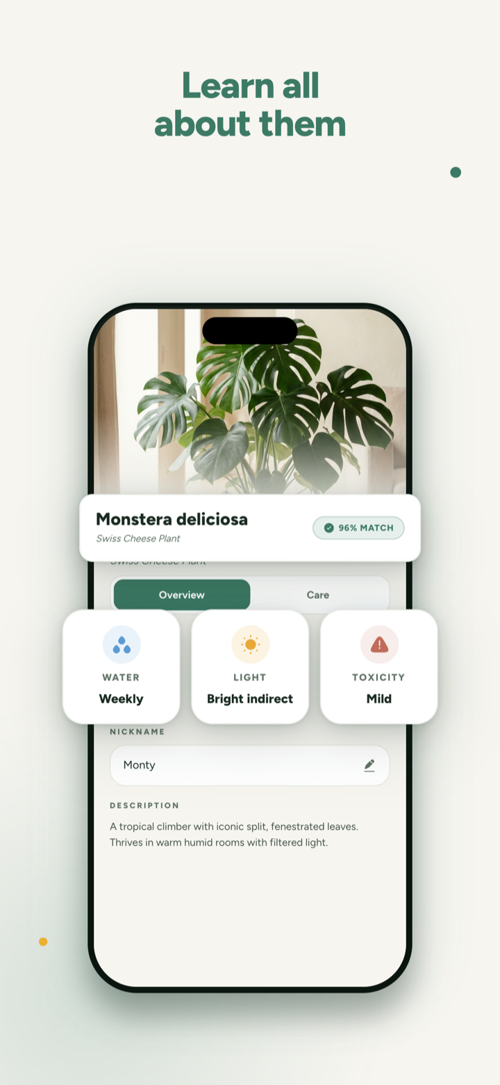 Identify plants with one snap